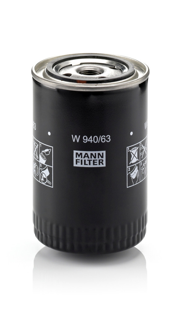 Ölfilter - W 940/63 MANN-FILTER - 2654403, 505511, 1535335