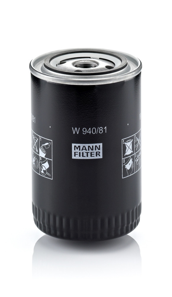 Ölfilter - W 940/81 MANN-FILTER - 11501-00381, 15600-41010, ZZL0-14302