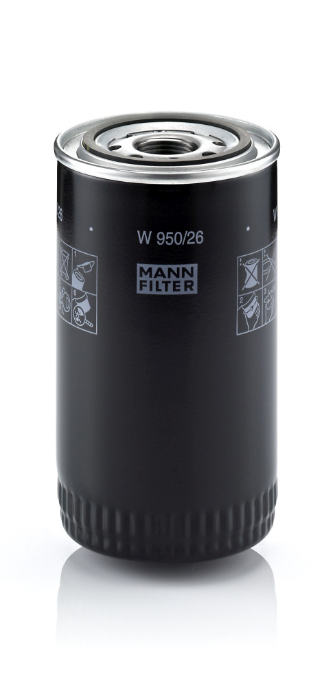 Olejový filtr - W 950/26 MANN-FILTER - 2943401, 2992242, 3329105
