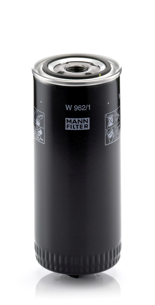 Filter, Arbeitshydraulik - W 962/1 MANN-FILTER - 5006143641, 5010197265, 5010197266