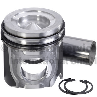 41806600, Piston with rings and pin, KOLBENSCHMIDT, Iveco Stralis Trakker F2CFE611A* F2CFE611B* F2CFE611C* F2CFE611D* Euro6, 500055469, 500086184, 8097809