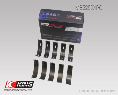 MB5259XPC, Crankshaft Bearing Set, KING