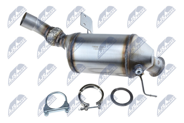 Soot/Particulate Filter, exhaust system - DPF-BM-005 NTY - 18307798307, 08.15012, 097-553