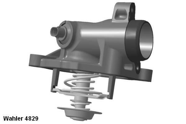 Termostat, chladivo - 4829.100D BorgWarner (Wahler) - 2722000615, 2732000115, 2732000415