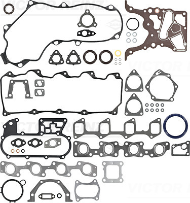 Full Gasket Kit, engine - 01-52750-02 VICTOR REINZ - 04111-54103, 04111-54104, 04111-54102