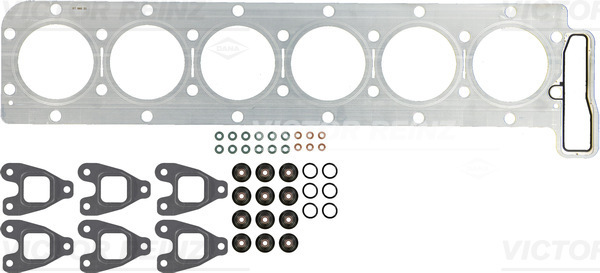 02-37295-02, Gasket Kit, cylinder head, VICTOR REINZ, 51.00900.6714, 715.270, D37183-00