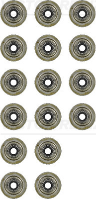 Seal Set, valve stem - 12-34836-01 VICTOR REINZ - LUB100350L(16x), 12010100, 76632
