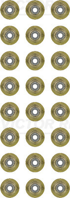 Seal Set, valve stem - 12-38546-01 VICTOR REINZ - 0956.53(24x), 0XW109675C(24X), 1311285(24x)