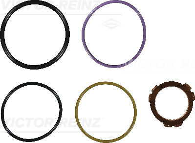 15-40788-01, Seal Kit, injector nozzle, VICTOR REINZ, 1441237, 454.180, 154078801