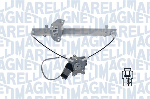 Window Regulator - 350103170393 MAGNETI MARELLI - MR200310, 017176 | K ...