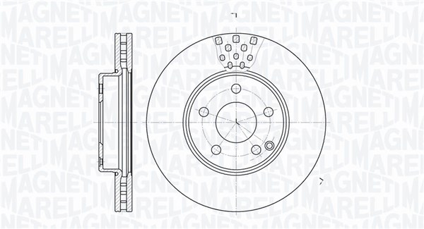 Brake Disc - 361302040703 MAGNETI MARELLI - 2114210712, 2114210812 ...