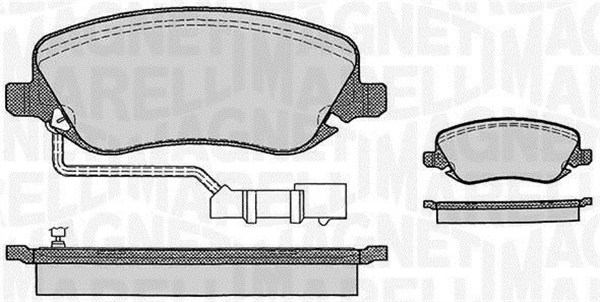 363916060289, Bremsbelagsatz, Scheibenbremse, MAGNETI MARELLI, 0000009949293, 0009949293, 0000077362141, 0077362141, 77362141, 77362272, 9949293, 087902, 0986424679, 1170755, 13.0460-2704.2, 181454, 22-0529-0, 2376101, 23761.190.1, 287902, 5450, 573116B, 573116J, 5SP842, 601001, 7746, 822-529-0, 858, 8DB355018761, AC058842D, B1G10205712, BL1957A4, BP1400, FDB1470