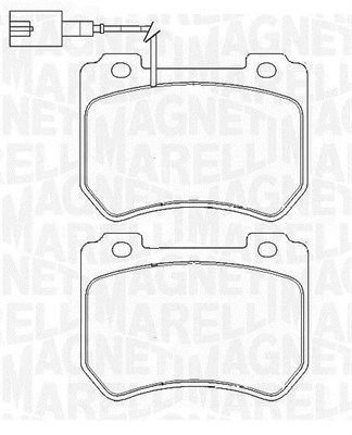 363916060423, Brake Pad Set, disc brake, MAGNETI MARELLI, 0000077364900, 0077364900, 77364900, 77365202, 0986494402, 1170276, 13.0460-4867.2, 144401, 1623055980, 181932, 22-0848-0, 2485201, 24852.160.2, 511263, 573309J, 5SP1552, 8650, AC0581552D, FDB4206, GDB1904, LP2200, MDB3037, P23129, T1866, 13.0470-4867.2, 573309B, LD4867, P23129N