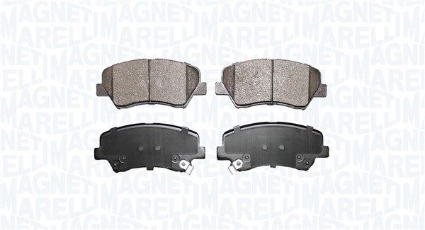 Brake Pad Set, disc brake - 363916060850 MAGNETI MARELLI - 581011SA30, 581012VA50, 58101F9A00