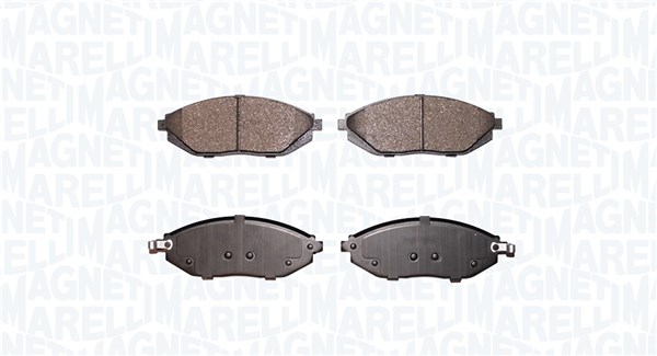 Brake Pad Set, disc brake - 363916061120 MAGNETI MARELLI - 04465B5070, 42785996, 96682858