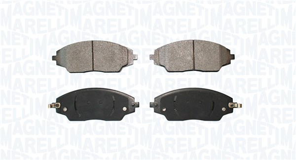 Brake Pad Set, disc brake - 363916061121 MAGNETI MARELLI - 95025848, 95231012, 0252572218