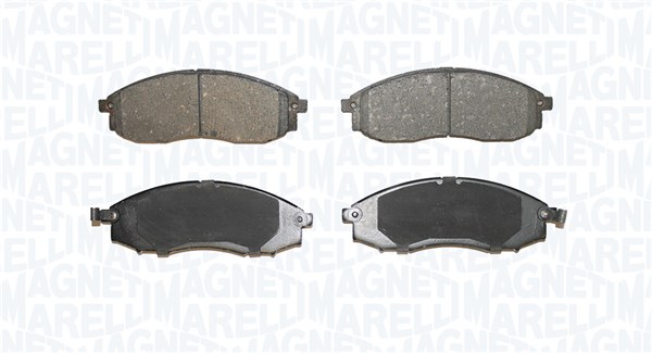 Brake Pad Set, disc brake - 363916061128 MAGNETI MARELLI - -41060-7Z025, 410607Z026, 41060VK190
