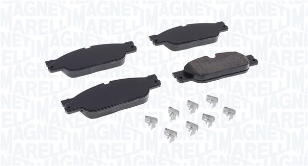 Brake Pad Set, disc brake - 363916061203 MAGNETI MARELLI - C2C15990, C2C20686, C2C23786