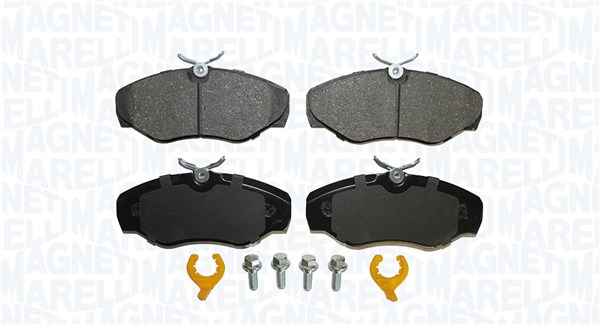 Brake Pad Set, disc brake - 363916061225 MAGNETI MARELLI - 1605198, 4106000Q1F, 6024371662