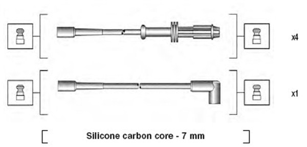 Ignition Cable Kit - 941135120700 MAGNETI MARELLI - 5967K6, 3398, 49376