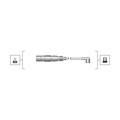 Ignition Cable Kit - 941319170096 MAGNETI MARELLI - 49601, ABM80, T079B