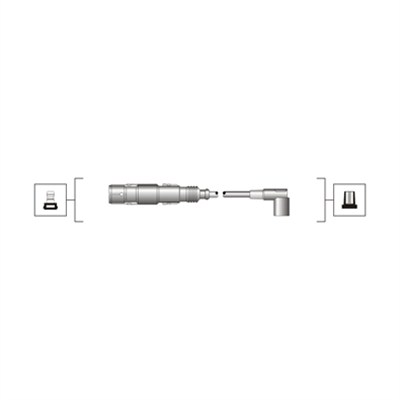 Ignition Cable Kit - 941319170111 MAGNETI MARELLI - 49585, 7421, ABM91