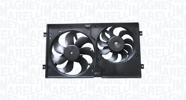 Fan, engine cooling - 069422707010 MAGNETI MARELLI - 1C0121206A, 1C0121206B, 1C0121207