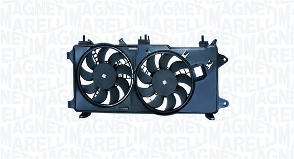 Fan, engine cooling - 069422718010 MAGNETI MARELLI - 51755591, 0504.2024, 309.292