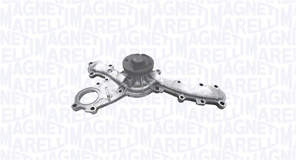 352316171318, Water Pump, engine cooling, MAGNETI MARELLI, 16100-09440, 1610009441, 1610009442, 1839, T259, AW6047