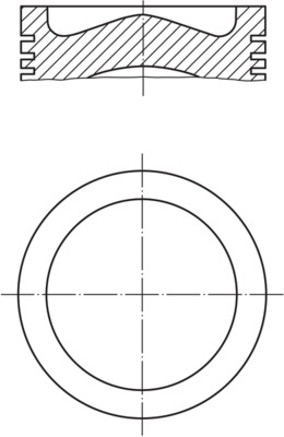 Piston - 0387300 MAHLE - 20727440, 20847904, 21105177 | K MOTORSHOP